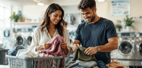 Lavanderia self-service para casal: como dividir as tarefas e economizar?