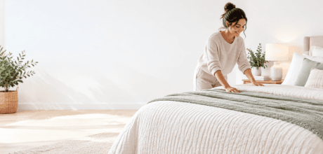 É possível lavar roupa de cama na lavanderia self-service?